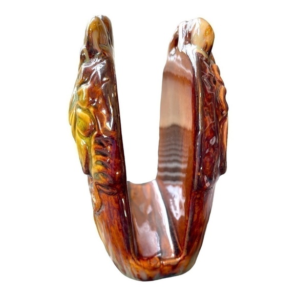 CERAMIC acorn napkin holder, excellent condition, retro - Picture 2 of 6